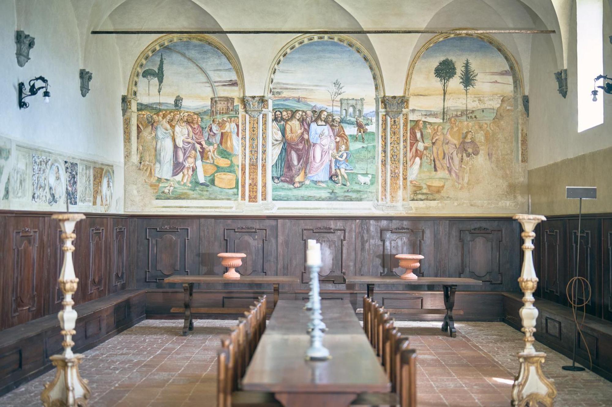 Willa Monastero Sant'Anna In Camprena Pienza Zewnętrze zdjęcie